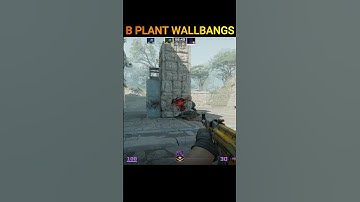 B Plant Wallbangs Spots From T Side on Ancient #cs2 #ancient #shorts