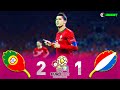 Portugal 2-1 Netherlands - EURO 2012 - Cristiano Ronaldo's Brace - Full HD