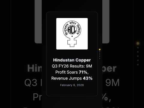 Hasil Keuangan Hindustan Copper Kuartal ke-3 Tahun Fiskal 2026: Laba 9 Bulan Melonjak 71%, Pendap...