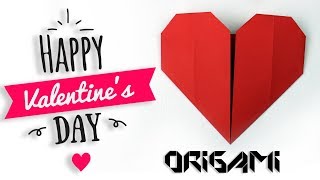 Origami Heart Tutorial. Origami valentines day