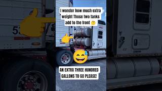 This trucker can drive around the USA on 1 fill up! #viral #trending #youtubeshorts #trucks #foryou