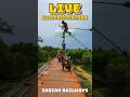 Live Electrification ⚡ of INDIAN 🇮🇳 RAILWAYS 🧑🏻🔧🚉#elecric #electrictrains #indianrailways #shorts