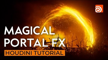 Magical Portal FX | Beginner Houdini Tutorial (Particles & Karma)