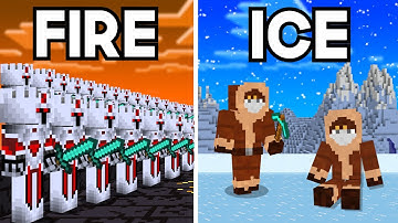 200 Players Simulate Elemental Civilization in Minecraft