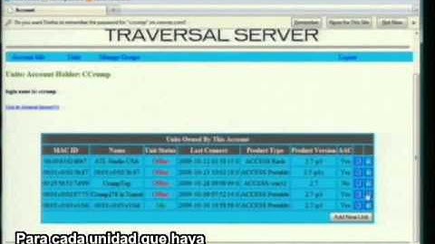 305 Broadcast: Comrex -configuración del servidor traversal BRIC