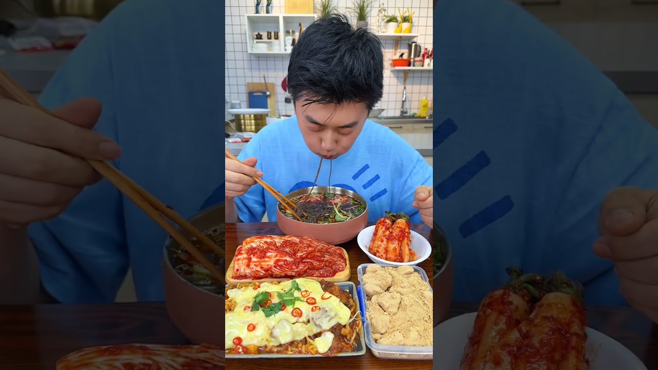 My dinner Yanbian cold noodles non-concentrated and Export-grade spicy cabbage