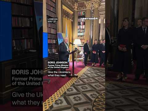 BORIS JOHNSON: ?Give the Ukrainians what they need. Give them the weapons? #warinukraine #shorts