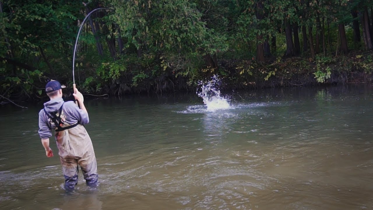 centerpin reel for salmon October Salmon BOBBER DOWNS! - Centerpin Skein Fishing (Michigan 2019)