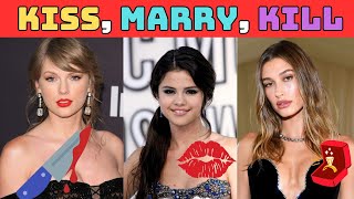 KISS, MARRY Or KILL Game  | Ultimate Celebrity Edition | 2024 #kiss #marry #kill #game #quiz