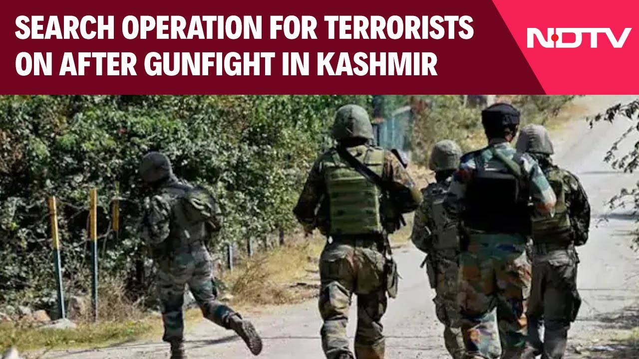 Gunfight In Kashmir | Search Operation For Terrorists On After Gunfight In Kashmir's Kishtwar