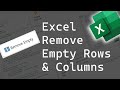 Excel Remove Empty Columns and Rows - Excel Macro / VBA addin