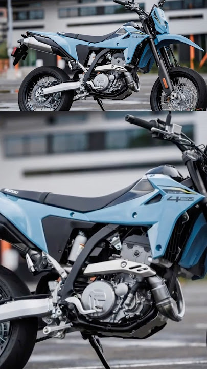 This motorbike is cool, different from the others #supermoto #automobile