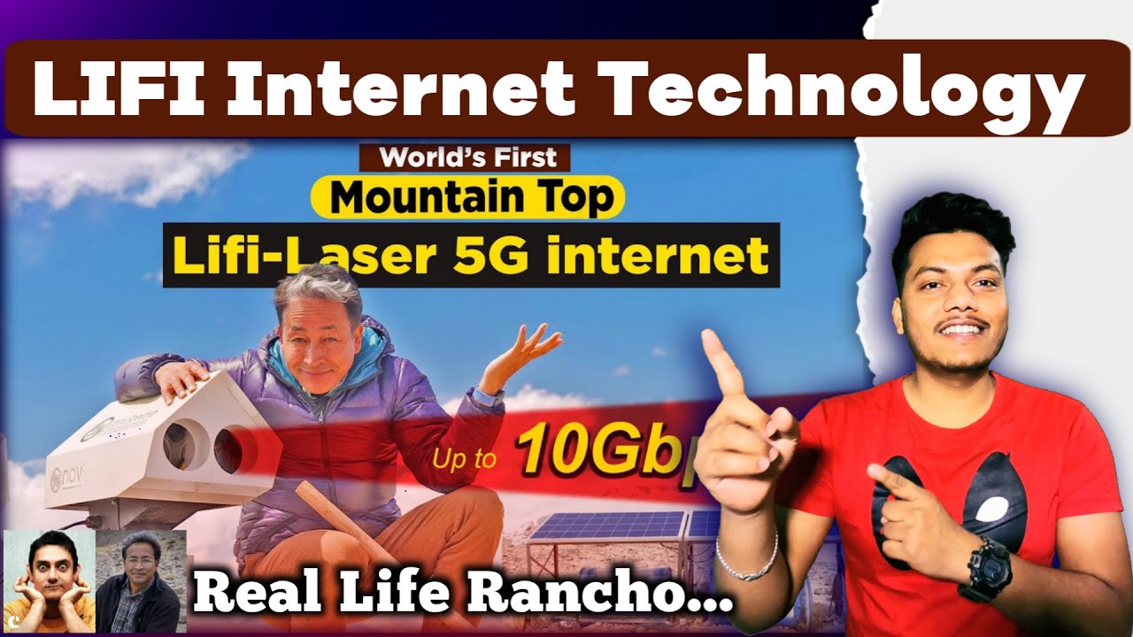 Lifi Laser 5G Internet tests in Ladakh | Sonam Wangchuk LiFi Internet Project