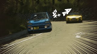 【AssettoCorsa】らき☆すたのちょめちょめDをアセコルで再現してみた Lucky Star Initial D Parody -Subaru VIVIO RX-R-【MOD Release】