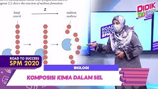 DidikTV Road To Success SPM 2021 | Biologi : Komposisi Kimia Dalam Sel
