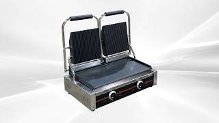 western restaurant NSF Panini Press Grill Sandwich Griddler 110V  PG813C