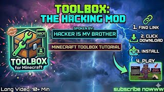 Toolbox for Minecraft Download Kaise Kare? 🤔 | Minecraft Toolbox Hacking Mod Tutorial