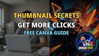 How to Make a YouTube Thumbnail That Gets CLICKS 🎯 | Free Canva Tutorial 2026