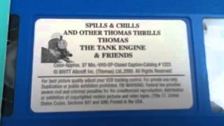 Thomas And His Friends Get Alongspills And Chills Vhs Unboxing