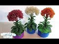 Цветы из бисера "Целозия"—Бисероплетение, подробный МК✔️Beaded flowers, Celosia