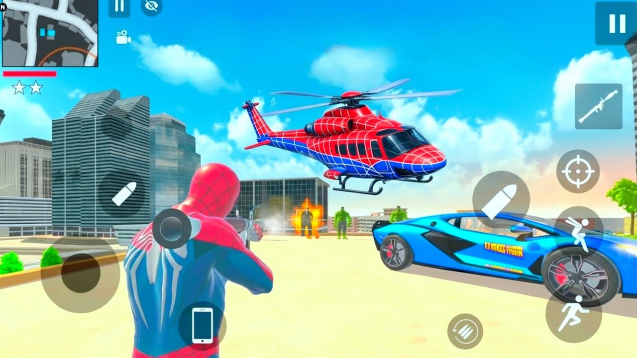 🚁🎮 Helicopter 🚁🚗🏍️ Car & Bike Drive Super-man 🤑  Indian Theft Aura Simulator 🇮🇳 Android Gameplay 🎮