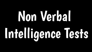 Non Verbal Intelligence Tests | TONI  CTONI | UNIT2 | RPM |