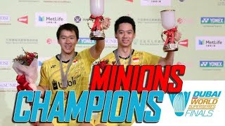 Final Dubai World Super Series 2017  Kevin Sanjaya U0026 Marcus Gideoon