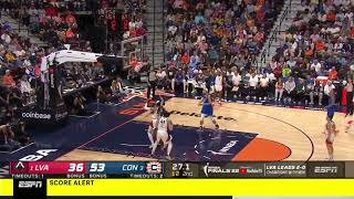 Jackie Young vs CONN 22 PTS   WNBA FINALS GAME 3    9.15.22