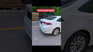 Toyota Hybrid Corolla2023