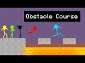 Stickman VS Minecraft: Obstacle Course at School - AVM Shorts Animation