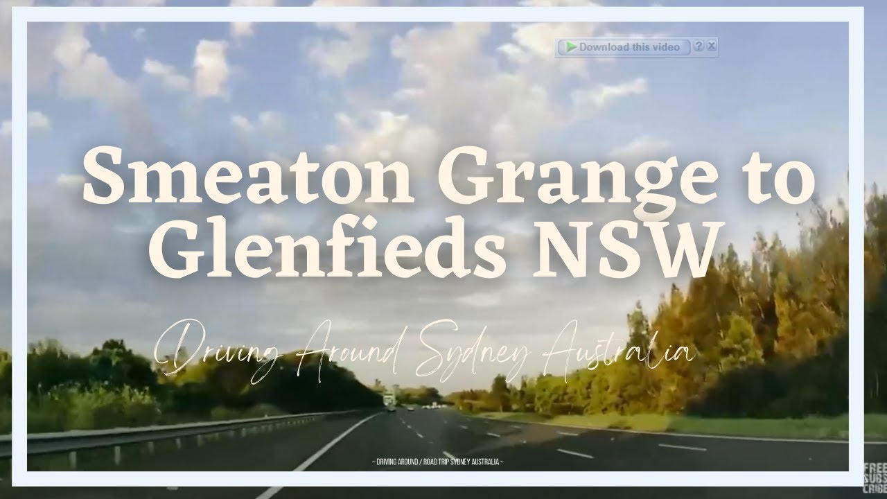 Sydney drive to Smeaton Grange Industrial Suburb and Ingleburn