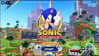Roblox - Sonic Speed Simulator - That 3.0 Omochao Player screenshot 5