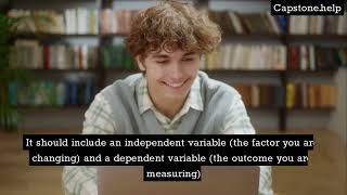 Creating A Strong Hypothesis For Your Capstone Project