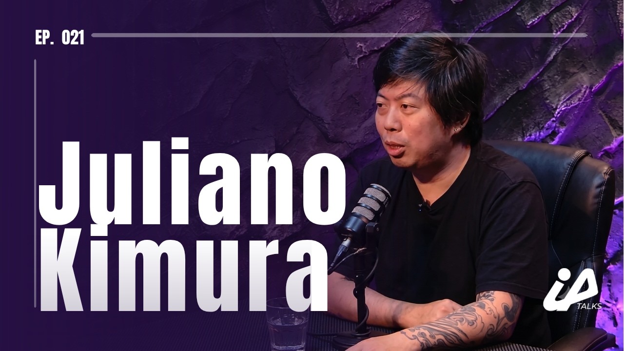 Capa do episódio 021 com Juliano Kimura