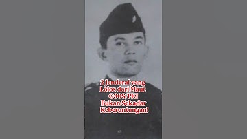 2 Jenderal yang Lolos dari Maut G30S/PKI — Bukan Sekadar Keberuntungan! #shorts #g30spki #tni