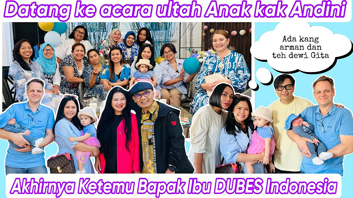 SEMUA YOUTUBER KUMPUL DI ACARA ULTAH ANAK KAK ​⁠@AndiniOverfield || KETEMU BAPAK DAN IBU DUBES