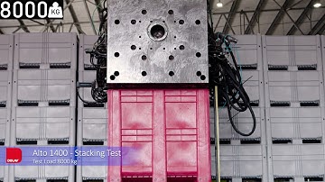 Dolav Alto 1400 Box Pallet-  Stacking Load Test