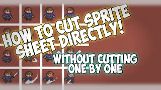 TUTORIAL POTONG SPRITE SHEET TANPA 1 BY 1 !! screenshot 4