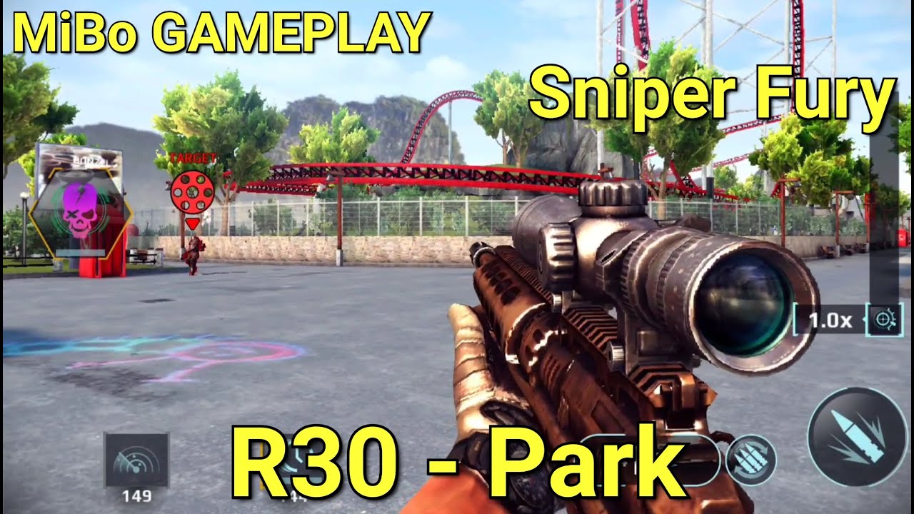 Sniper Fury R30 Park | Campaign mode | Tab S7 Gameplay | Controller IPEGA PG-9099