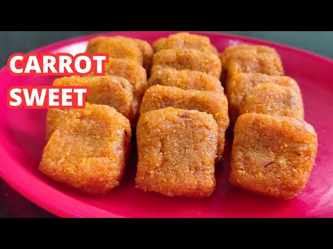 গাজরের মিষ্টি/Carrot Sweet Recipe/Carrot Sondesh/Carrot Delight/Dessert/Bengali/Mithai/#video/#viral