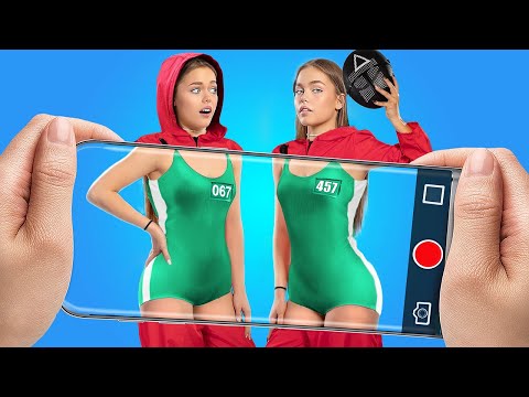 التوأم بيلعبوا سكويد جايم فى الحياه الواقعيه 