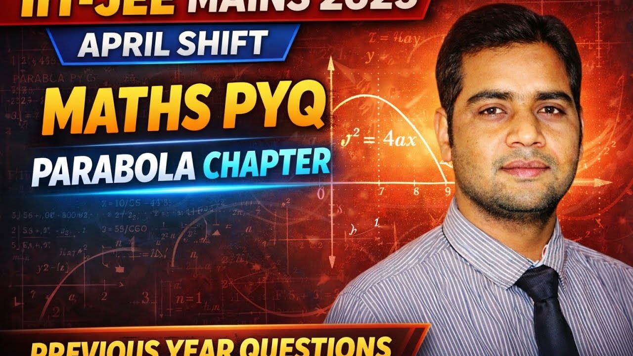 JEE MAIN 2025 APRIL SHIFT PARABOLA PYQ | JEE MIN 2026 PREP