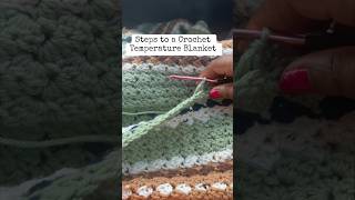 3 STEPS TO STARTING A  CROCHET TEMP BLANKET #crochet