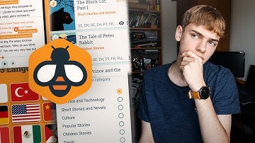 LEARN LANGUAGES WITH STORIES! | Beelinguapp Review...