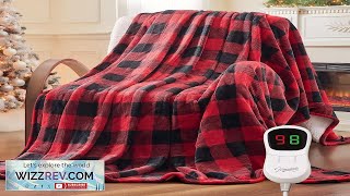 Homemate Electric Blanket Heated Throw 50x60 Ultra Soft Cozy Flannel Heating screenshot 5