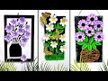 Quick and easy paper wall hanging ideas | Paper flower wall decoration | Paper craft Home decoration