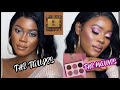 NEW JUVIAS PLACE MINIS THE TAUPES VS THE MAUVES PALETTES ON DARK SKIN | Swatches, Tutorial & Review