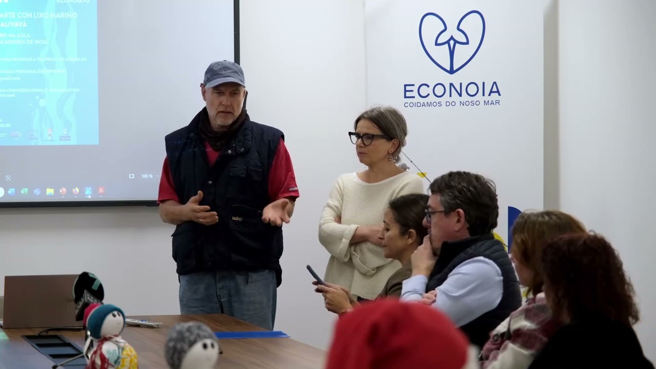 Econoia 5: presentación e obradoiro de arte con lixo mariño