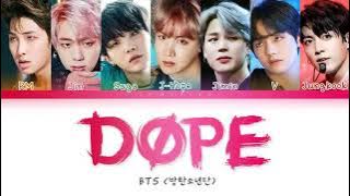 BTS- DOPE (LYRICS)