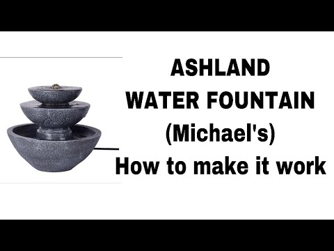 Ashland Water Fountain From Michael S How To Put A Water Fountain Together Youtube